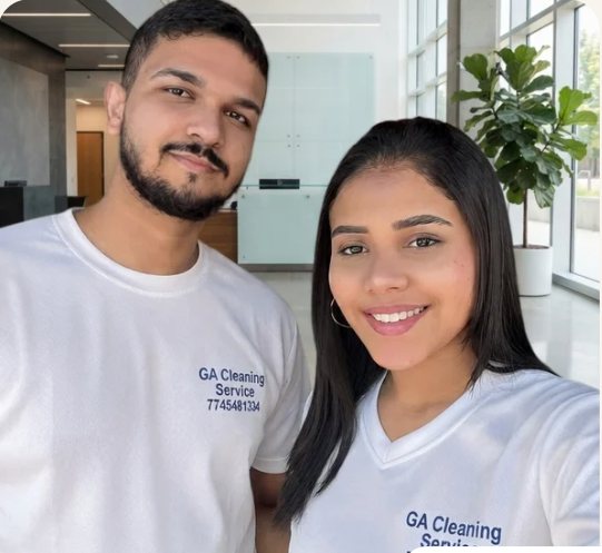 Ana and Gilvane, the family team behind GA Cleaning Service